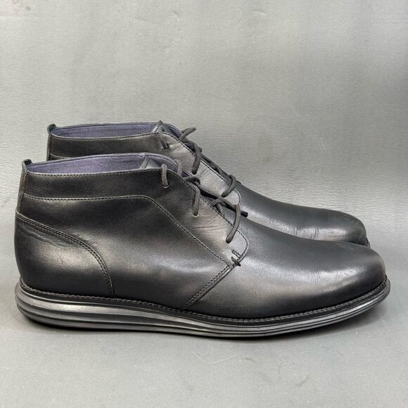 COLE HAAN Original Grand Leather Chukka Boots mens size 12 - Picture 1 of 8